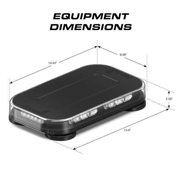 Feniex Fusion Amber Mini Light Bar