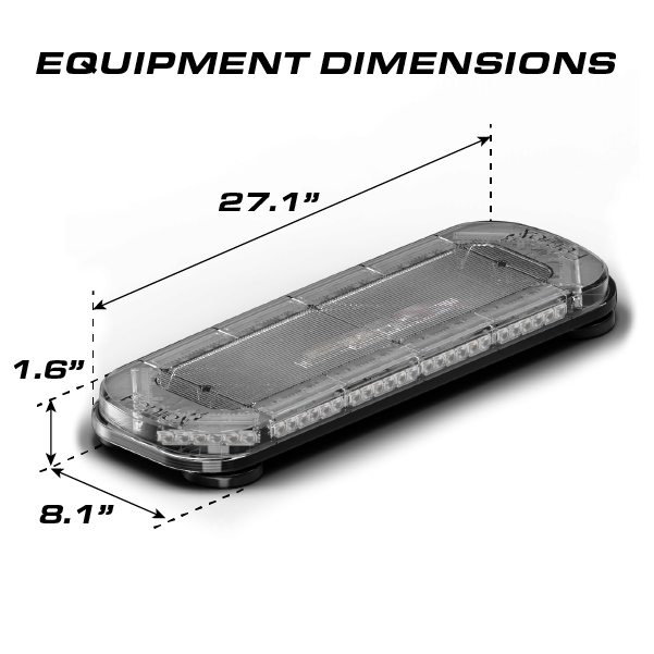 Feniex Fusion Amber Mini Light Bar